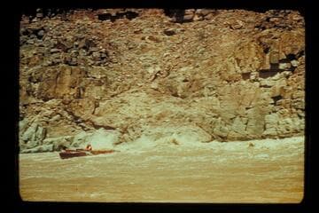 Boo at lower end of Mile 217 Rapid