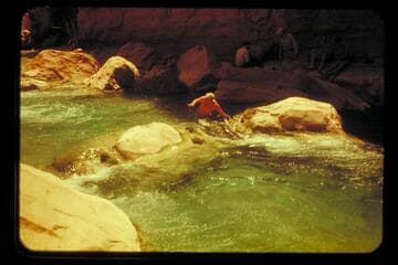 Joe in Havasupai Creek