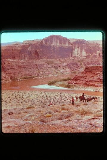 Riding out from mouth of San Juan River