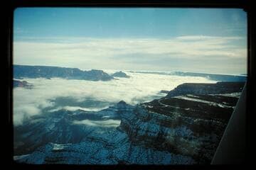 Up Grand Canyon from over South Rim