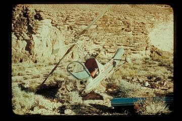 Hiller copter wreck