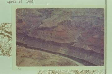 Hundred and Thirty-Three Mile Creek at left.  The small drainage entering at Mile 132 1/2 is center