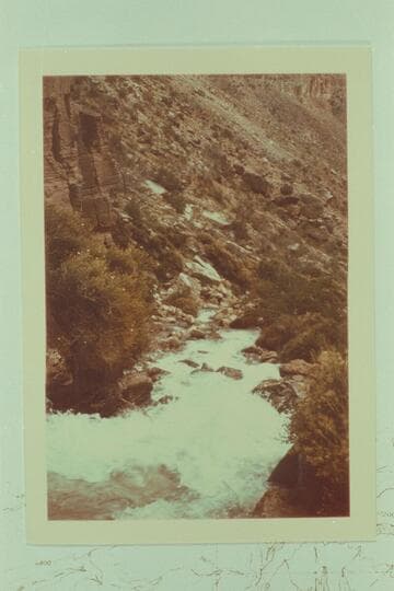 Cascade below Tapeats Cave