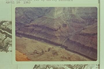 Tapeats Creek and left and Hundred and Thirty-Three Mile Creek