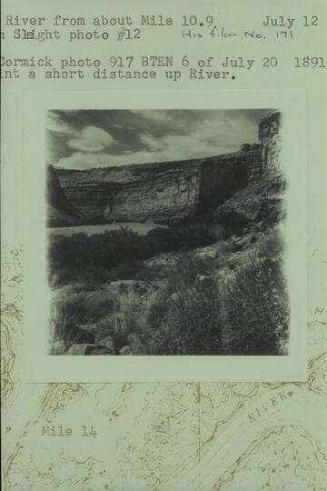 Up river from about Mile 10.9