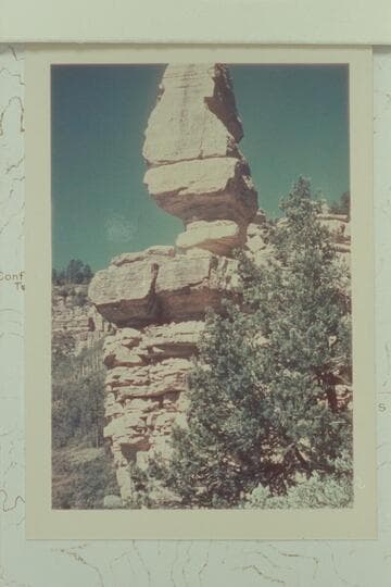 Tower at the northwest rim of Crystal Creek