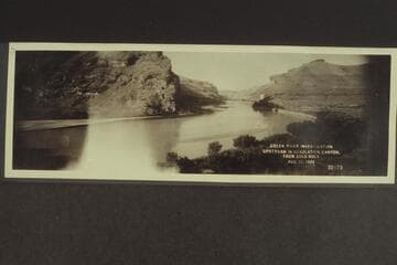 Green River Investigation: Upstream in Desolation Canyon, from Gold Hole