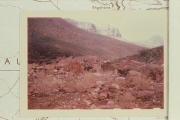 Crags above White Switchbacks from Cremation Canyon
