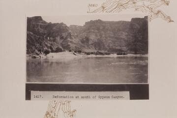 Deformation at the mouth of Gypsum Canyon