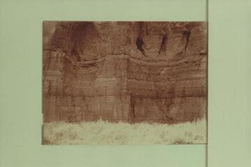 Ruins near lower end of Valentine Bottom.  Mile 25.  View No. 11 is a close-up view this group of ruins which I believe to be storage houses, perhaps owned by the owner of the two story house shown in No. 14