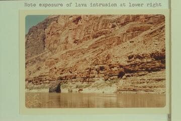 Vulcans Anvil or The Lava Pinnacle. Note exposure of lava intrusion at lower right