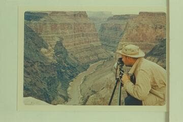 Bill Belknap photographs Vulcan Rapid from the south rim