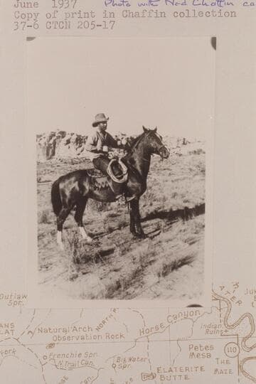 Ned Chaffin on Captain. Big Flat. Ernies Country