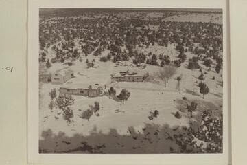 Navajo Mountain Trading Post in the snow