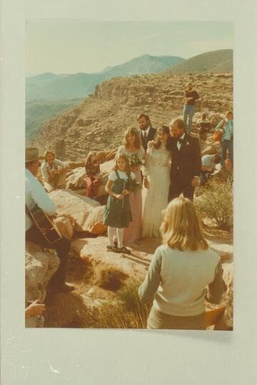 Melissa and Marc Smith's wedding. Toroweap Point overlooking Vulcan Rapid