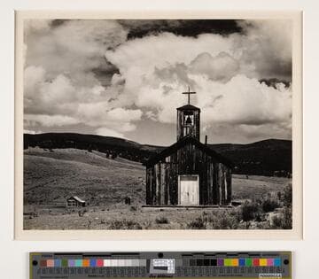 Church at 'E' Town New Mexico