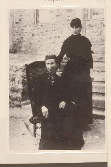 Mrs. Bonelli and her daughter. Mouth of Virgin River