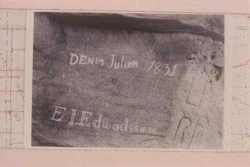 Denis Julien inscription on the Uinta River