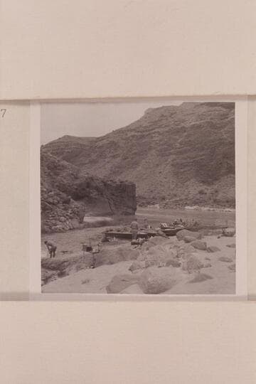 Camp at the mouth of Tapeats Creek