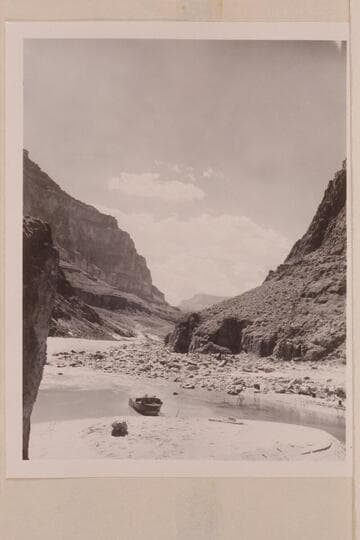 Mouth of creek and sand bar; Tapeats Creek, Mile 134