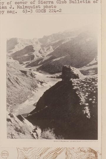 Up river from Diamond Peak; 224 Mile Rapid at lower left