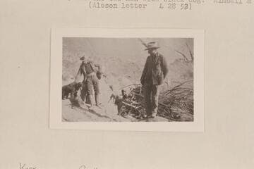 No. 109, Chas. Gibbons album. Knox. Galloway (right-hand figure). Glen Canyon