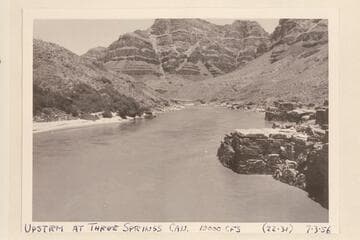 Upstream view at Three Springs Canyon; Mile 215 1/2
