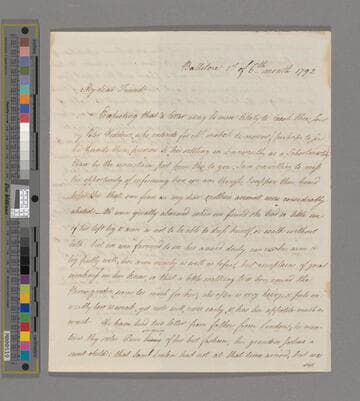 Leadbeater, Mary (Shackleton). Letter to Elizabeth (Pim) Pike