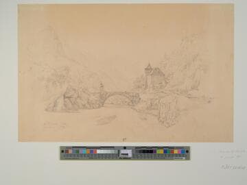 Vue de St. Maurice au Valais