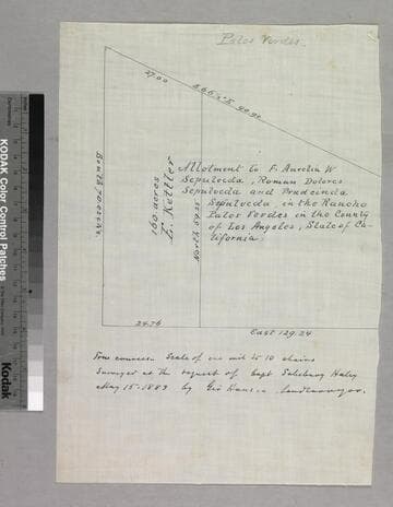 Allotment to F. Aurelia W. Sepulveda