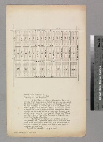 Rancho Cucamonga : S71 - townsite of Cucamonga