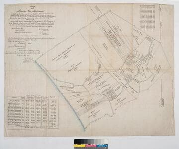 Map of the Rancho "La Ballona"