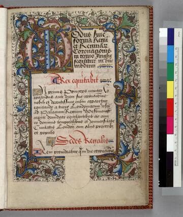 Modus coronationis ; Modus tenendi parliamentum ; and two other works : [manuscript]