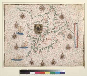 Portolan atlas, Portuguese : [cartographic material] : [manuscript]