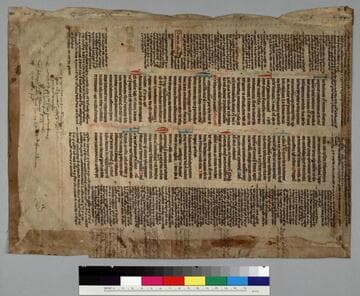 Fragment from the Decretals : [manuscript]