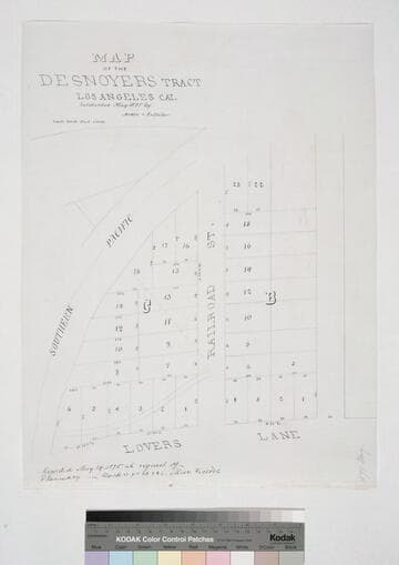 Map of the Desnoyers Tract