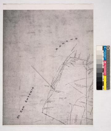 Map of that part of the Rancho Paso de Bartolo. Described in a deed from Pio Pico to B. Cohn. surveyed at the request of Chas Prager et al