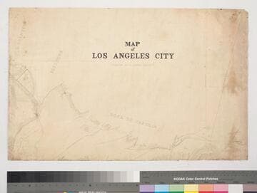 Map of Los Angeles City
