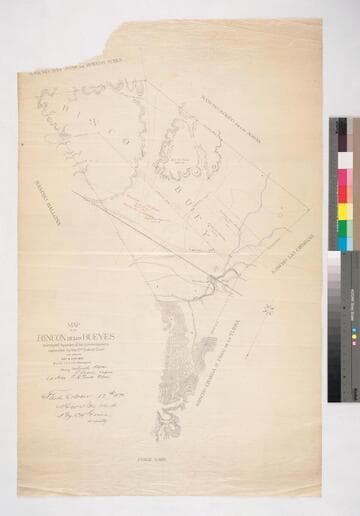 Map of the Rincon de los Bueyes