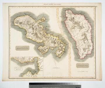 West India Islands: Martinico. ; Dominica