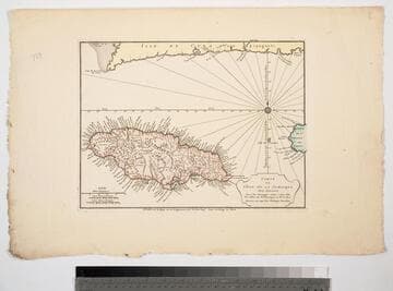 Carte de l'Isle de la Jamaique Aux Anglois Avec les Passages entre cette Isle Et celles de St. Domingue, et de Cuba. Dressé en 1740. Par Philippe Buache