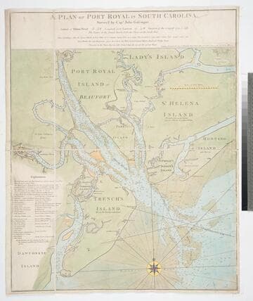 Plan of Port Royal in South Carolina Survey'd by Capn. John Gascoigne