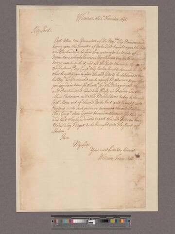 Trumbull, Sir William. To the Lords Commissioners of the Treasury : [Order]