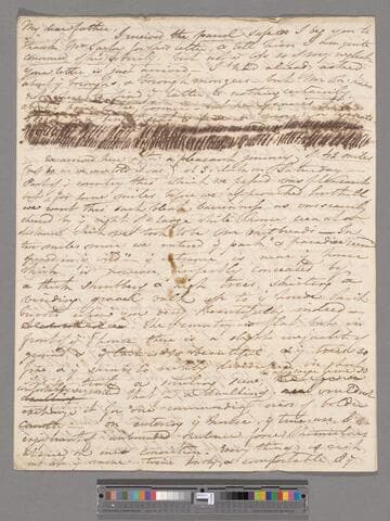 Opie, Amelia (Alderson). Letter to James Alderson