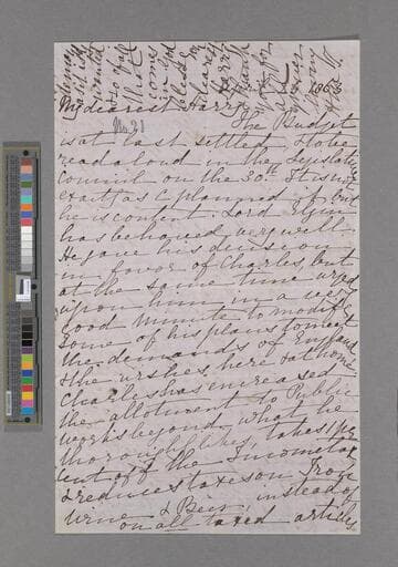Hannah More (Macaulay) Trevelyan, Lady. Letter to Henry Thurston Holland, after Viscount Knutsford