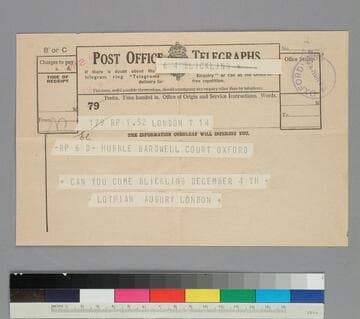 Philip Henry Kerr wires EPH