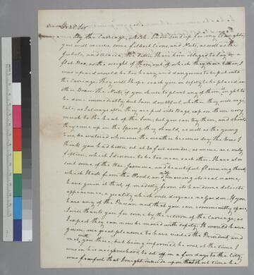 Thomas Lomax, Port Tobago, letter to Thomas Jefferson, Monticello