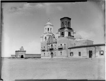 Front of Mission San Xavier del Bac