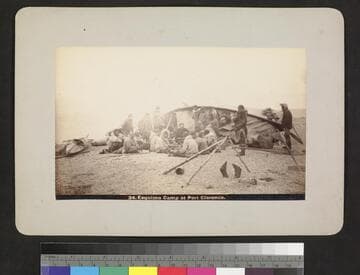 Esquimo camp at Port Clarence