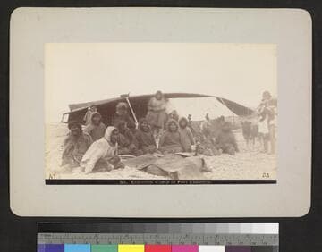 Esquimo camp at Port Clarence